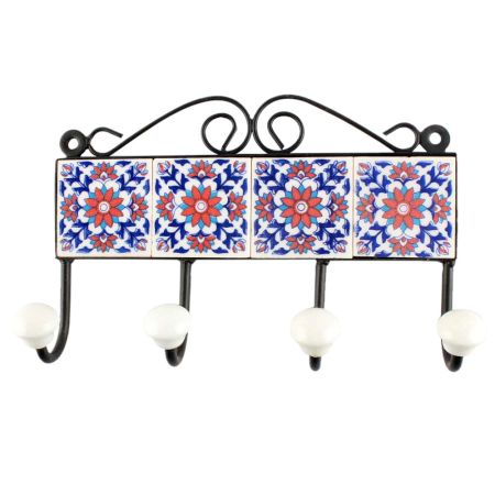 Red Sunflower Ceramic Tile Hook Online